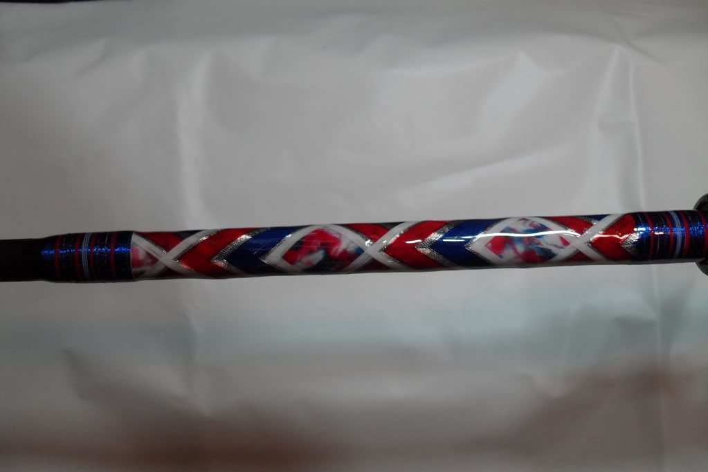 Patriotic North Fork Composite Bass Rod Bloodydecks
